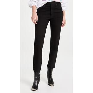 Mother 'The Tomcat' Ankle Black Denim Jeans Size 28